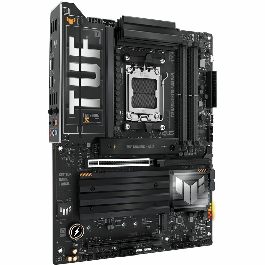 ASUS TUF GAMING X870-PLUS WIFI Gaming Desktop Motherboard - AMD X870 Chipset - Socket AM5 - ATX