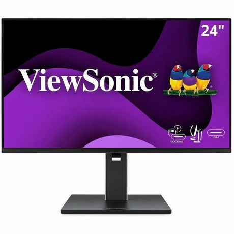 ViewSonic VG2458 24" Class Full HD LED Monitor - 16:9 - Black
