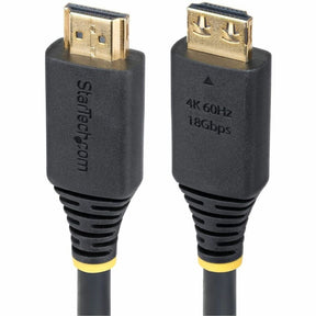 StarTech.com 6ft (1.8m) High Speed HDMI Cable with Gripping Connectors, 4K 60Hz/1440p 144Hz, 18Gbps, UHD HDMI 2.0 Cord, TPE Jacket