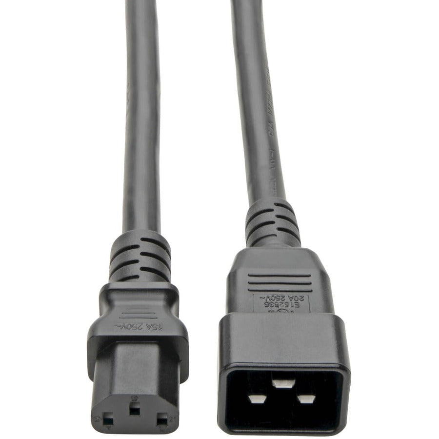 Power Cord - Power IEC 320 EN 60320 C20 - Male Left Gender - C13 - Female Right
