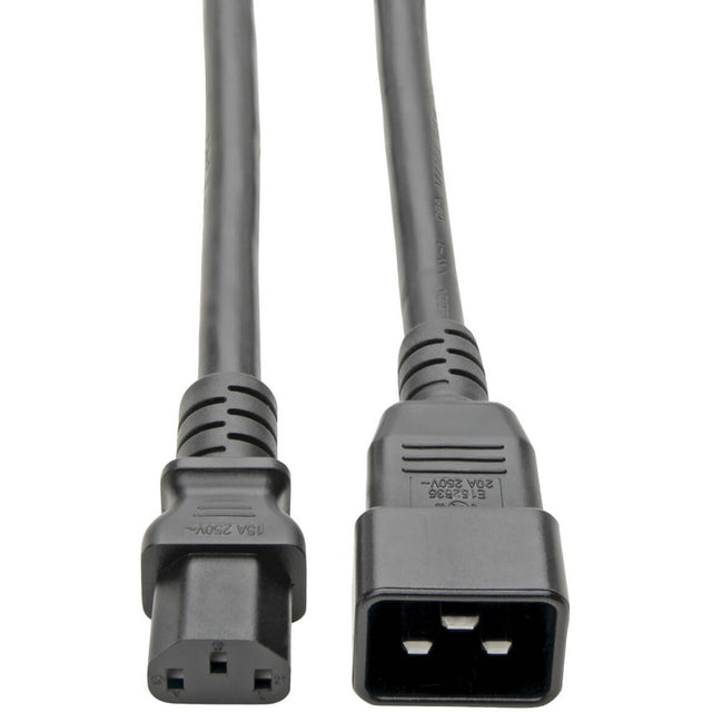 Power Cord - Power IEC 320 EN 60320 C20 - Male Left Gender - C13 - Female Right
