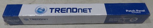 TRENDnet 24-Port Cat6A Shielded 1U Patch Panel, 19" 1U Rackmount Housing, Compatible With Cat5e, Cat6, And Cat6A Cabling, Ethernet Cable Management, Color Coded Labeling, Black, TC-P24C6AS