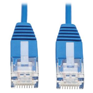 CAT6 ETHERNET CABLE ULTRA-SLIM BLUE 1FT