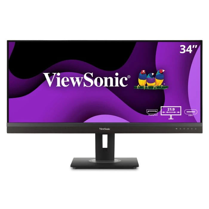 Moniteur LED incurvé ViewSonic VG3456A de 34 pouces UW-QHD - 21:9 - Noir