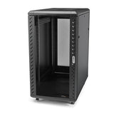 StarTech.com 4-Post 32U Server Rack Cabinet, 19" Data Rack Cabinet for Computer / IT Equipment, Home Network Rack, Half Height Server Rack