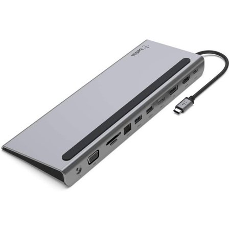 Station d'accueil multiport universelle USB-C 11 en 1 de Belkin - Station d'accueil pour ordinateur portable - USB-C - VGA, HDMI, DP - GigE