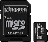 Carte microSDHC Kingston Canvas Select Plus 32 Go Classe 10/UHS-I (U1) V10 - Lot de 2