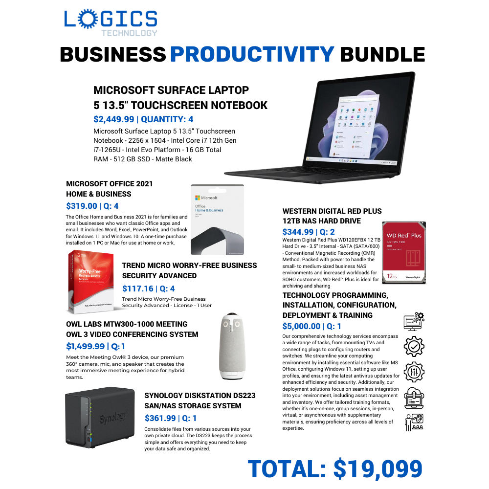 Productivity Bundle Business Productivity Bundle – Logics Technology Solutions Inc