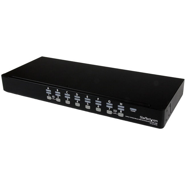 Commutateur KVM USB PS/2 à 16 ports 1U à montage en rack avec OSD de StarTech.com