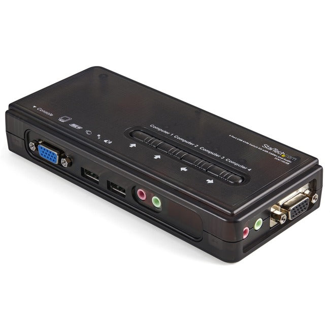 StarTech.com SV411KUSB - Commutateur KVM / audio - USB - 4 ports - 1 utilisateur local