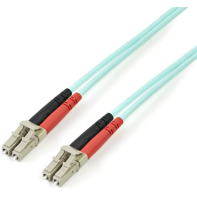 StarTech.com Câble fibre optique multimode LC/UPC vers LC/UPC OM3 de 5 m (15 pi), fibre optique duplex intégral Zipcord, 100 Gbit/s, LOMMF, cordon de raccordement fibre optique LSZH