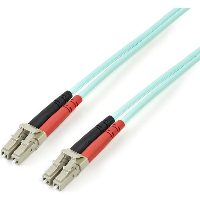 StarTech.com Câble fibre optique multimode LC/UPC vers LC/UPC OM3 de 2 m (6 pi), fibre optique duplex intégral Zipcord, 100 Gbit/s, LOMMF, cordon de raccordement fibre optique LSZH