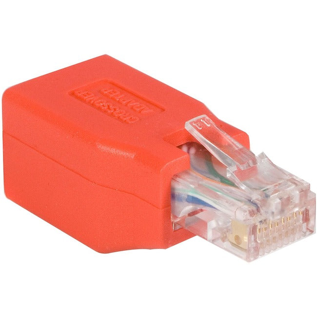 StarTech.com Crossover adapter - RJ-45 (M) - RJ-45 (F) - Gigabit - ( CAT 6 ) - red