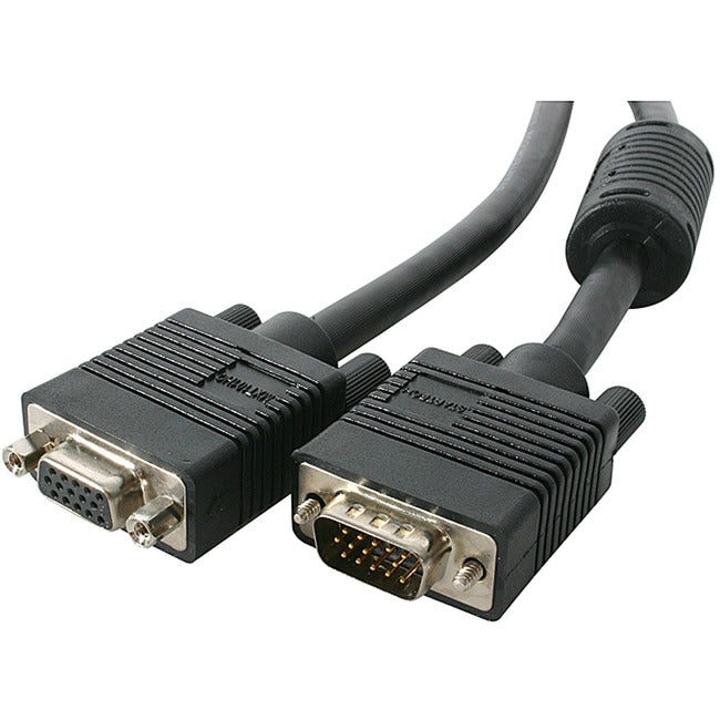 StarTech.com Coax High Resolution VGA Monitor Extension Cable - 200ft - 1 x D-Sub (HD-15), 1 x D-Sub (HD-15) - Monitor Extension Cable External - Black