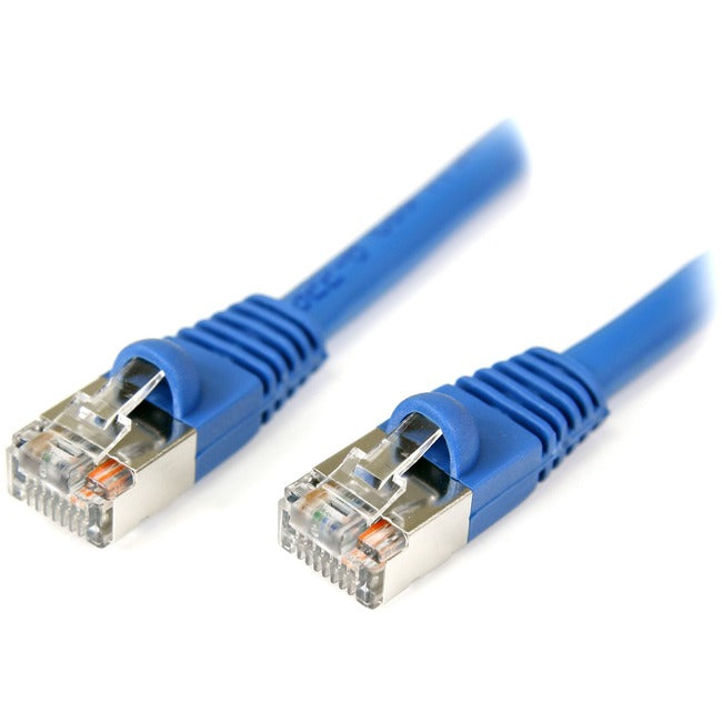 StarTech.com 10 ft Blue Snagless Shielded Cat5e Patch Cable