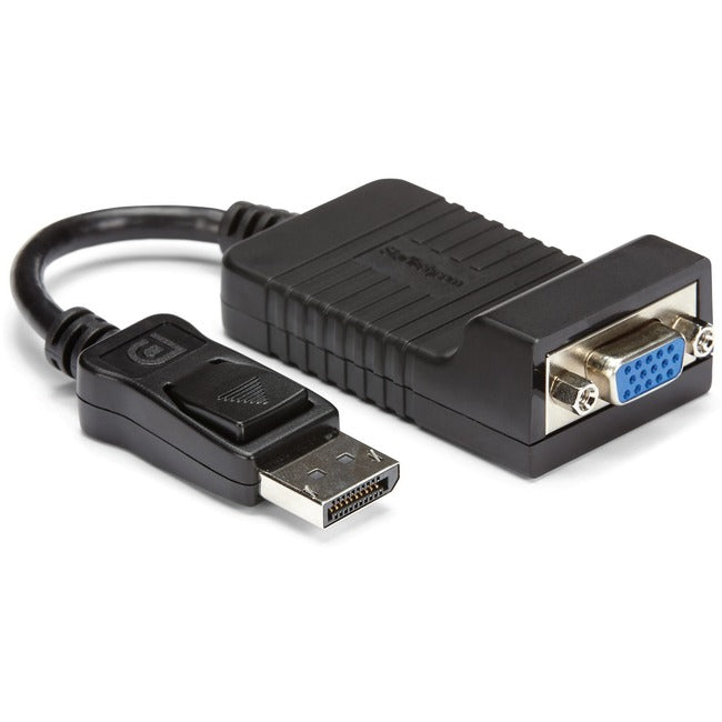 Adaptateur DisplayPort vers VGA StarTech.com, convertisseur DP vers VGA actif, dongle de moniteur vidéo DP vers VGA 1080p, connecteur DP verrouillable, durable