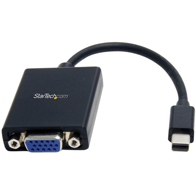StarTech.com Mini DisplayPort to VGA Adapter, Active Mini DP to VGA Converter, 1080p Video, VESA Certified, mDP 1.2 to VGA Monitor/Display
