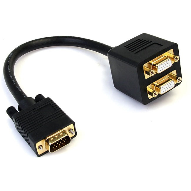 Câble répartiteur vidéo VGA vers 2x VGA StarTech.com de 30 cm - M/F