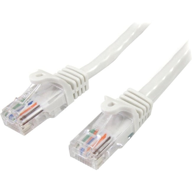 Câble patch UTP Cat5e anti-accroc StarTech.com de 2,1 m, blanc