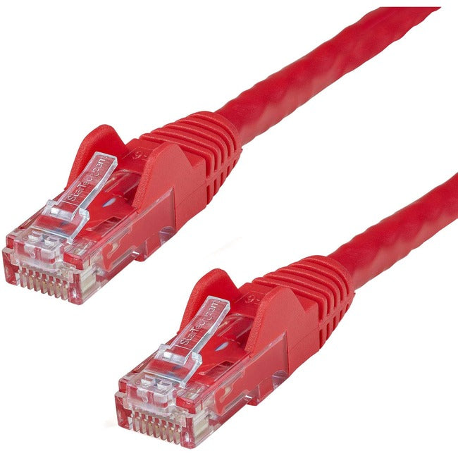 StarTech.com 3ft CAT6 Ethernet Cable - Red Snagless Gigabit - 100W PoE UTP 650MHz Category 6 Patch Cord UL Certified Wiring/TIA