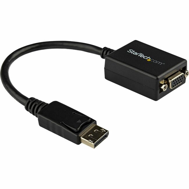 Adaptateur StarTech.com DisplayPort vers VGA, convertisseur DP vers VGA actif, adaptateur vidéo 1080p DP vers VGA, dongle certifié DisplayPort