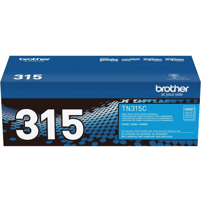 Cartouche de toner d'origine Brother TN315C