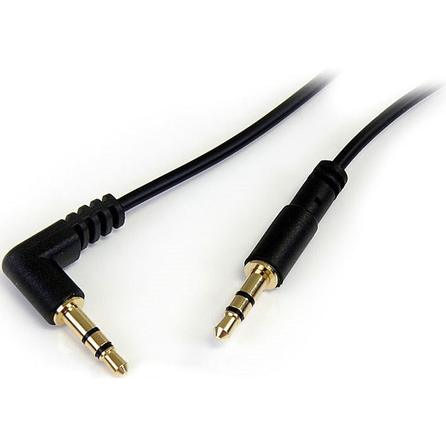 Câble audio stéréo fin 3,5 mm vers angle droit de 0,9 m de StarTech.com - M/M