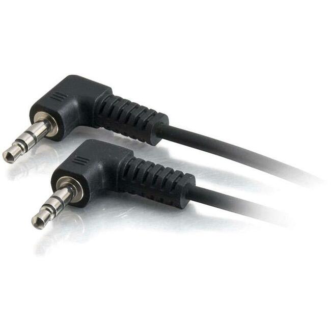 C2G 1.5ft 3.5mm Right Angled Stereo Audio Cable - AUX Cable - M/M