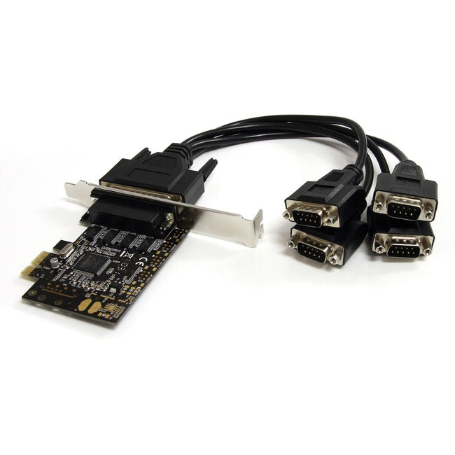 StarTech.com Carte série PCI Express 4 ports avec câble de dérivation