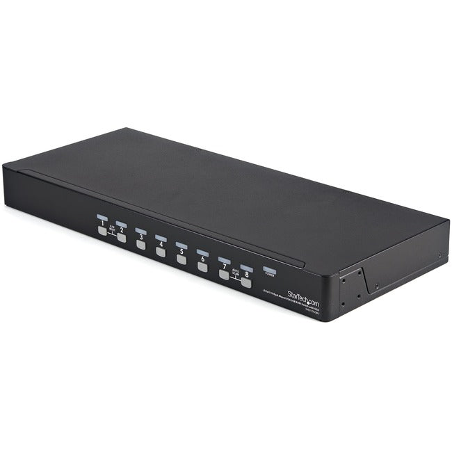 Kit de commutateur KVM USB à montage en rack 1U à 8 ports avec OSD et câbles StarTech.com