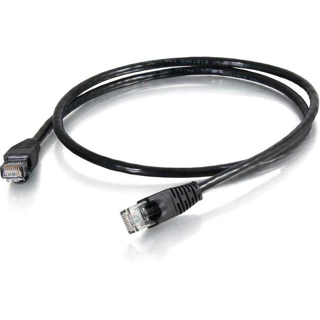 C2G 7 ft Cat5e Snagless UTP Unshielded Network Patch Cable (TAA) - Black