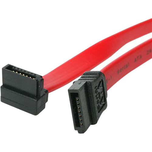 Câble SATA vers SATA à angle droit de 20 cm de StarTech.com