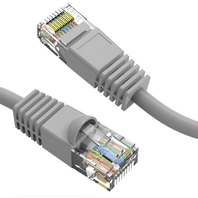 Axiom 7FT CAT6 UTP 550mhz Patch Cable Snagless Molded Boot (Gray)