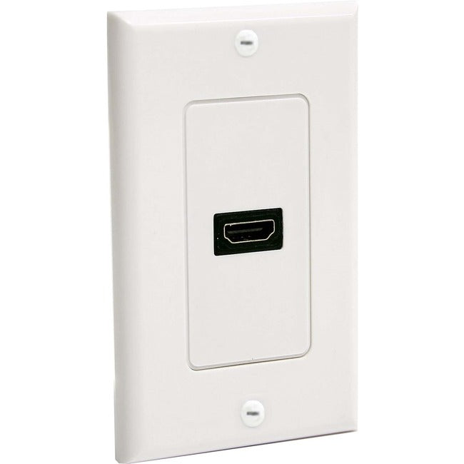 StarTech.com Single Outlet Female HDMI&reg; Wall Plate White