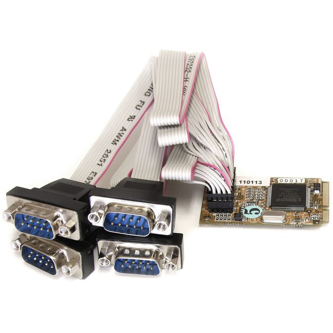 StarTech.com Carte série mini PCI Express RS232 à 4 ports avec 16650