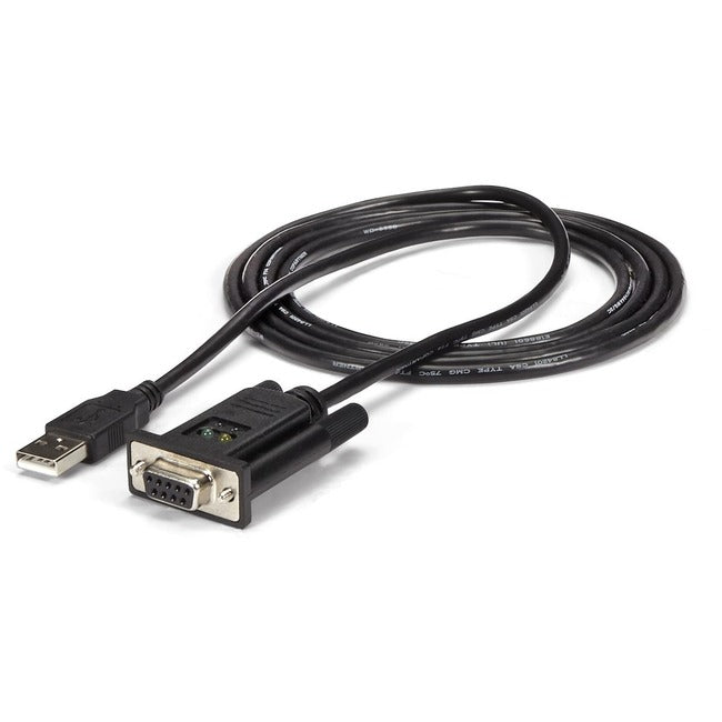 Adaptateur USB vers série StarTech.com - Null Modem - Puce FTDI USB UART - DB9 (9 broches) - Adaptateur USB vers RS232