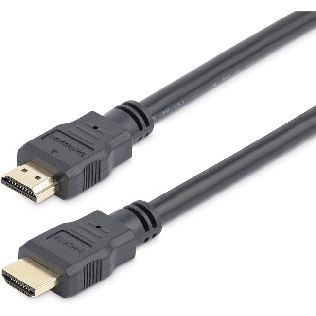 StarTech.com 6ft/2m HDMI Cable, 4K High Speed HDMI Cable with Ethernet, Ultra HD 4K 30Hz Video, HDMI 1.4 Cable, HDMI Monitor Cord, Black