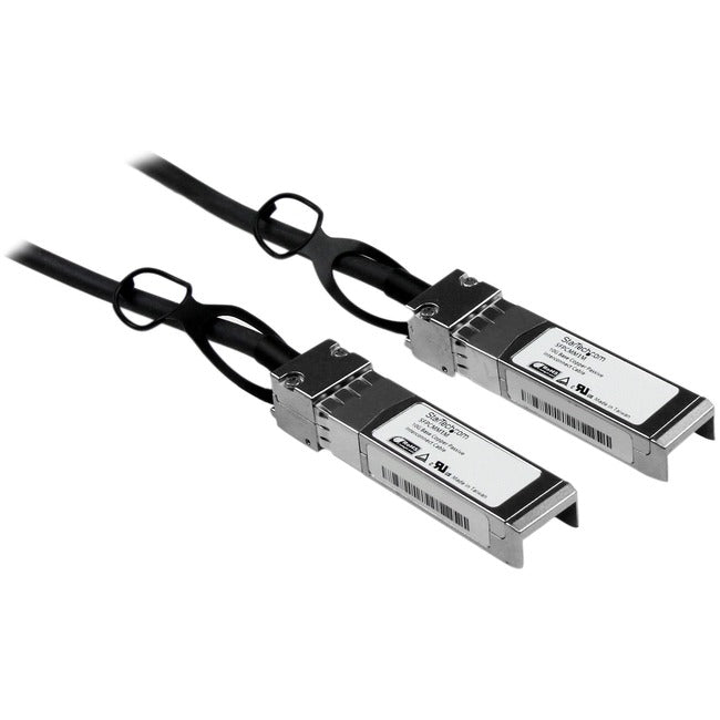 Câble à connexion directe 10G SFP+ vers SFP+ de 1 m de StarTech.com pour Cisco SFP-H10GB-CU1M - DAC 10GbE SFP+ en cuivre Twinax passif 10 Gbit/s