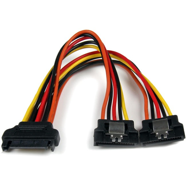Adaptateur de câble répartiteur d'alimentation SATA verrouillable en Y de 6 pouces de Star Tech.com - M/F