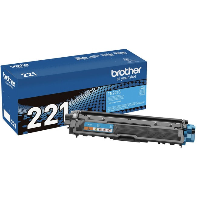 Cartouche de toner d'origine Brother TN221C