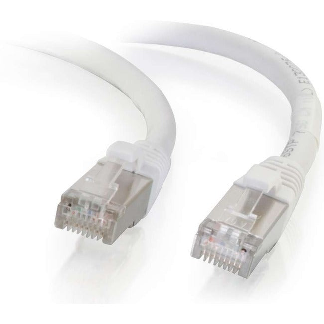 C2G 5ft Cat6 Snagless Shielded (STP) Network Patch Cable - White