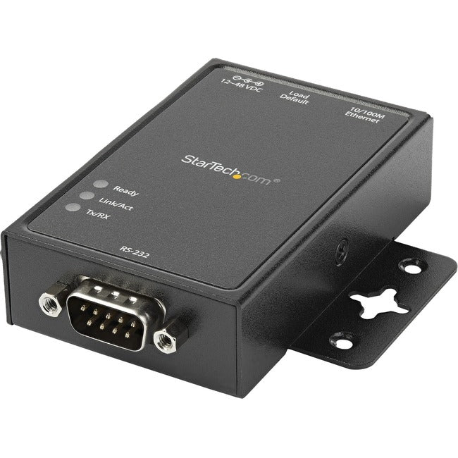 StarTech.com Convertisseur série RS232 vers Ethernet IP à 1 port / Serveur de périphériques - Aluminium