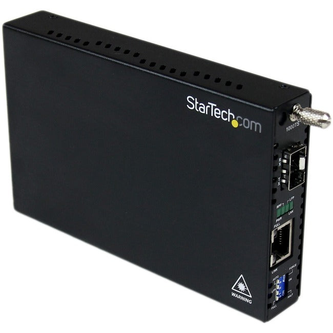 Convertisseur de média fibre optique Gigabit Ethernet StarTech.com avec emplacement SFP ouvert