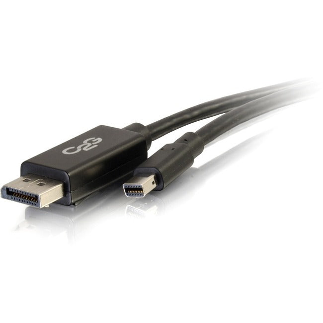 C2G 6ft Mini DisplayPort to DisplayPort Adapter Cable 4K 30Hz - Black