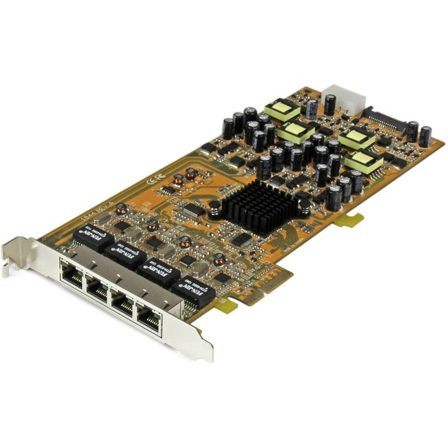 Carte réseau PCIe Gigabit Power over Ethernet à 4 ports StarTech.com - Carte réseau PCI Express PSE/PoE