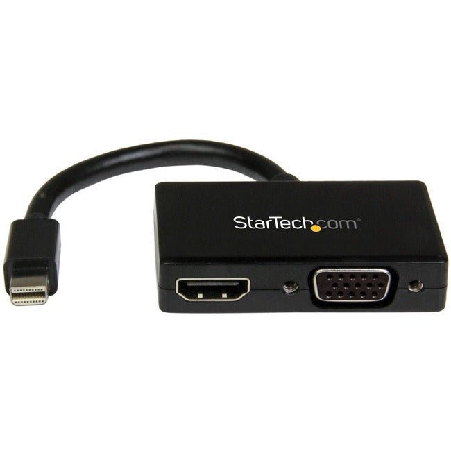 Adaptateur A/V de voyage StarTech.com : convertisseur Mini DisplayPort vers HDMI ou VGA 2 en 1