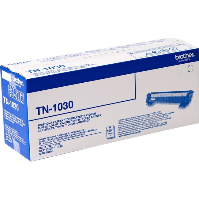 Cartouche de toner laser d'origine Brother TN-1030 à rendement standard - Noir - 1 unité