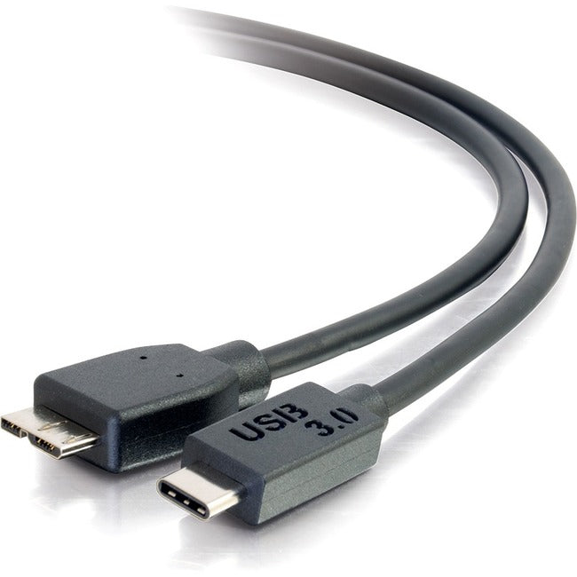 C2G 6ft USB 3.0 USB-C to USB-Micro B Cable M/M - Black