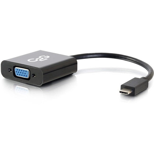 C2G USB-C to VGA Video Adapter-Black