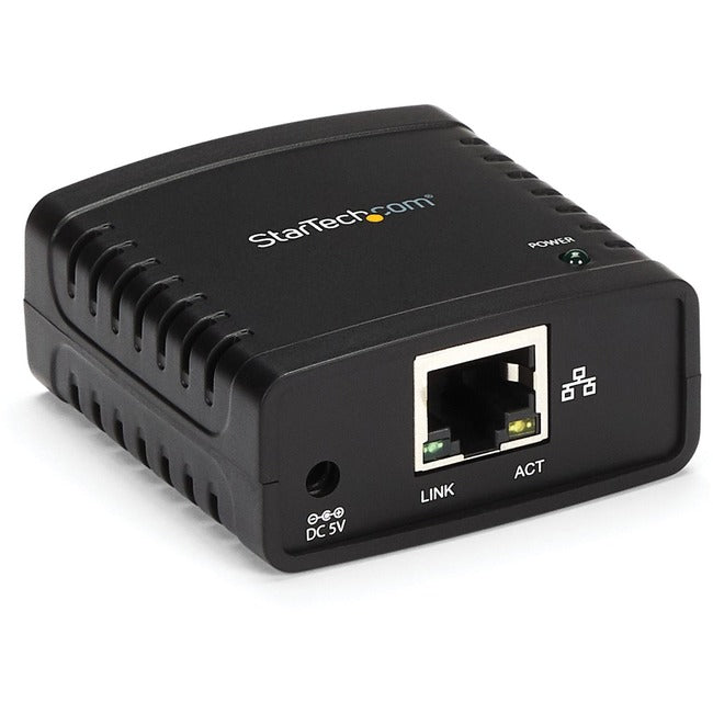 Serveur d'impression réseau LPR 10/100 Mbps Ethernet vers USB 2.0 StarTech.com - Serveur d'impression USB avec détection automatique 10Base-T/100Base-TX